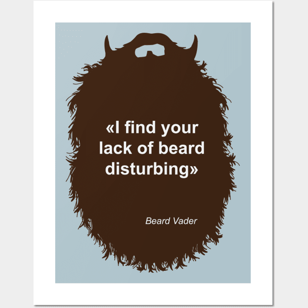 Lack of Beard Wall Art by DarkChoocoolat